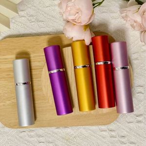 Luxury Empty 10Ml Colorful Aluminum & Glass Refill <b>Perfume</b> Spray Atomizer Travel Mist <b>Bottle</b> for Personal Care - Product Image 4