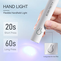 BORN PRETTY 3W Mini Lampe UV LED Portable Sans Fil Rechargeable pour Séchage de Gel Ongles