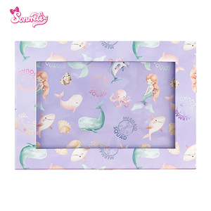 Boîte à musique sirène personnalisée avec cadre photo - Boîte à bijoux pour enfants avec tiroir pour affichage de photos - Cadeau d'anniversaire pour filles - Product Image 2