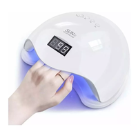 Nouvel Arrivage Lampe à Ongles UV LED Haute Performance 48W Sun 5 Avec 4 Minuteurs, Séchoir à Vernis Gel Professionnel pour Passionnées de Manucure