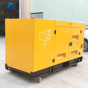 Container type silent factory whole house backup 24 volt dc electric start diesel generator set for sale