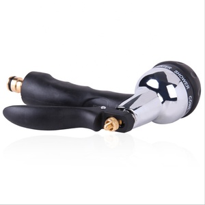 مسدس ماء متعدد الوظائف من سبائك الزنك مع سبع وظائف لغسيل سيارات الحديقة سقي الزهور من النوع - Product Image 2