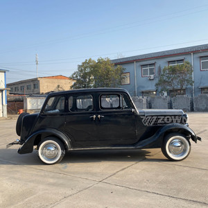 Voiture électrique noire rétro vintage la plus vendue pour adultes – Véhicule de loisirs et de tourisme classique - Product Image 4