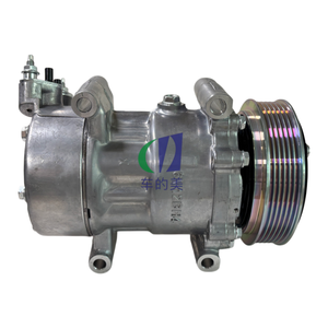 Nouveau <span class=keywords><strong>compresseur</strong></span> de climatisation de voiture de haute qualité 6PK 119mm 12V Peugeot <span class=keywords><strong>307</strong></span> 2001-2011 OEM 6453QJ 9670318880 9659875780 Pièce de climatisation - Product Image 2