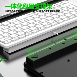 Limei K12 <b>Chocolate</b> <b>Mini</b> Wired Keyboard USB Membrane Laptop Desktop Office Keyboard Black And White - Product Image 5