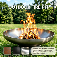 Brasero moderne en acier Corten, foyer extérieur sur mesure, autoportant, portable, pour camping, jardin, barbecue, style brasier