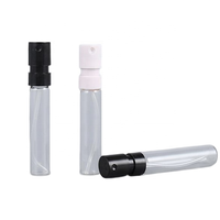 Échantillon gratuit de flacon de parfum en verre transparent mat vide avec vaporisateur