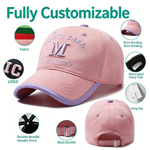 Casquette de baseball personnalisée brodée 6 panneaux de qualité supérieure Wins Flying Brand, casquette de sport pour homme avec logo personnalisable - Product Image 3
