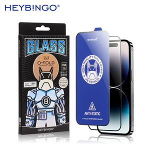 Protector de Pantalla de Vidrio Templado para Teléfono Móvil con Forma de <span class=keywords><strong>O</strong></span> Plegable de 180 Grados para <span class=keywords><strong>iPhone</strong></span> 15 <span class=keywords><strong>11</strong></span> <span class=keywords><strong>12</strong></span> 13 14 <span class=keywords><strong>Pro</strong></span> <span class=keywords><strong>Max</strong></span> - Product Image 1