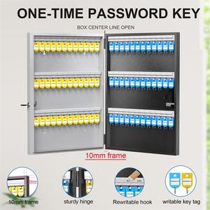 Nouveau <span class=keywords><strong>coffre</strong></span>-<span class=keywords><strong>fort</strong></span> à clé <span class=keywords><strong>numérique</strong></span> en acier à 72 positions amélioré boîte de verrouillage suspendue extérieure pour clés clé de boîte de sécurité - Product Image 4