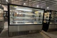 Vitrine de Boulangerie Réfrigérée en Acier Inoxydable avec Éclairage LED, Vitrine Réfrigérante pour Gâteaux