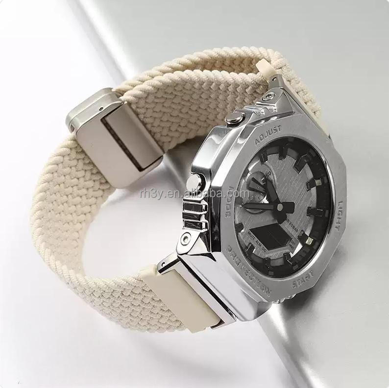 Cierre plateado beige