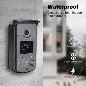 Vente flash : Interphone vidéo filaire avec écran tactile de 7 pouces, 1080p, interphone vidéo avec caméra AHD pour villa et maison - Product Image 3