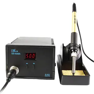 High Quality 938A Digital Display Soldering Iron Station 60W 220V Soldering Station Welding Tools For Mobile Repair Equipment