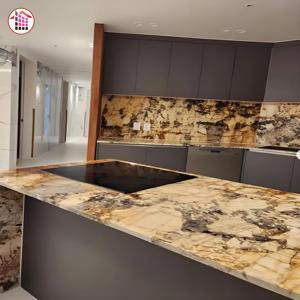 Lujosas encimeras de cocina de granito Patagonia, losas de pared, mesa de comedor de piedra sinterizada, baldosas cerámicas para suelo. - Product Image 2