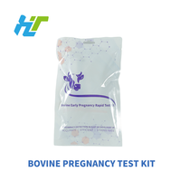 Kit de test de grossesse bovine rapide Détection précoce Vache Bovin Bandelette de test sanguin entier Nouvelle condition