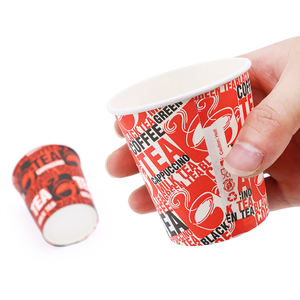 ถ้วยเอสเพรสโซแบบย่อยสลายได้เกรดอาหาร8ออนซ์ถ้วยกระดาษแบบพกพาผนังสองชั้น - Product Image 4