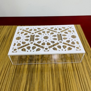 Middle Eastern Delight Modern Acrylic <b>Gift</b> <b>Box</b> Premium Ramadan <b>Eid</b> Store Display Stand for Chocolate Cookies - Product Image 5