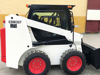 Harga Pabrik Terbaik, Skid Steer Loader LG307 Kapasitas Muat Tinggi dengan Mesin Canggih, Laris Terjual