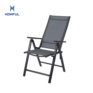 Chaise pliante en <span class=keywords><strong>aluminium</strong></span> pour l'extérieur HOMFUL <span class=keywords><strong>Fauteuil</strong></span> pliable pour patio et jardin - Product Image 1