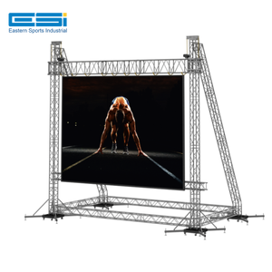 Soporte de aluminio portátil resistente a la intemperie y a prueba de viento ESI para pantallas LED al aire libre y para pantallas de armazón de escenario - Product Image 1