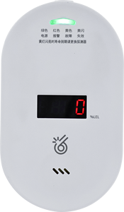 EN50194-1 Home Kitchen Cozinhando <span class=keywords><strong>Detector</strong></span> De Vazamento De Gás Autônomo <span class=keywords><strong>Detector</strong></span> De Vazamento De Gás GLP Para Uso Doméstico Com Display LCD - Product Image 2