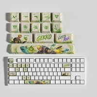 Ensemble de 14 touches PBT Dye-Sub, style VLRNT, profil Cherry Omen/Iso/Sage, pour clavier mécanique de jeu