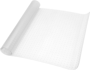 แผ่นรองพื้นพีวีซีใส ขนาด 36''x48'' ป้องกันรอยขีดข่วนจากเก้าอี้ กันลื่น ทนทาน นุ่มเหมือนกระจก สำหรับใช้ในบ้านและสำนักงาน - Product Image 2