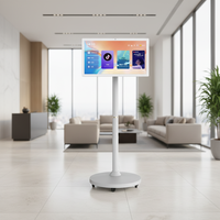 Pantalla Portátil Inteligente Dreams Link de 21.5 Pulgadas con Retroiluminación LED, Android 13, 1080P, Batería, TV Móvil, Monitor Táctil con Cámara para Hogar, Dormitorio y Gimnasio