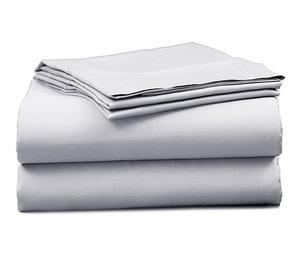 Cotone bianco 200TC 300TC 400TC 500TC 600TC hotel letto di qualità foglio di lamiera piana lenzuolo dalla fabbrica diretta - Product Image 1