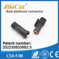 Connecteur de batterie pour véhicule électrique Platinum C50 Large EV 50A 600V IP65 avec borne en cuivre de qualité supérieure pour batterie au lithium