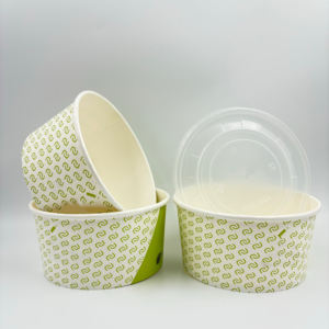 Wholesale Price <b>Take</b> <b>Away</b> Customized Printed Logo Paper Food Bowl Food <b>Container</b> With Lid - Product Image 3