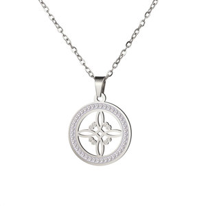 Collar <span class=keywords><strong>de</strong></span> Moda para Mujer, <span class=keywords><strong>de</strong></span> Acero Inoxidable 316L, Resistente al Agua y al Deslustre, con Colgante <span class=keywords><strong>de</strong></span> Moneda <span class=keywords><strong>de</strong></span> Circonio, Chapado en Oro <span class=keywords><strong>de</strong></span> 14k y 18k, Diseño <span class=keywords><strong>de</strong></span> Bruja - Product Image 6