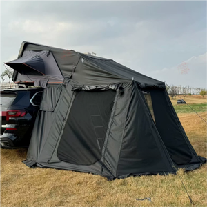 Offre Spéciale 4x4 automatique dur en aluminium toit tente voiture <span class=keywords><strong>Camping</strong></span> toile tissu coque dure haute visibilité produit - Product Image 4