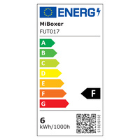 Ampoule LED FUT017 B22 E26 E27 6W 2.4G Milight Miboxer à température de couleur réglable 2700-6500K CCT double blanc