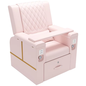 Nuevo Modelo de Lujo para Salón de Belleza, Silla de Pedicura para el Cuidado de Pestañas, con Masaje Eléctrico, Iluminación de Siete Colores y Control Inteligente - Product Image 6