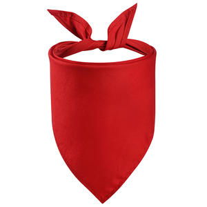 Toptan düz renk özel Logo evcil hayvan havlusu üçgen köpek Bandana <span class=keywords><strong>Pet</strong></span> köpek aksesuarları Bib havlu - Product Image 5
