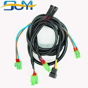 맞춤형 5.08mm 전자 PVC 터미널 블록 커넥터 하네스, 플러그형 2핀 나사, 전원 와이어 하네스에 적합 - Product Image 2