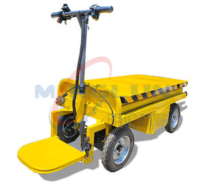 Type facultatif de support de clôture de sécurité chariot plat d'ascenseur électrique de plate-forme de levage pour transporter des marchandises - Product Image 4