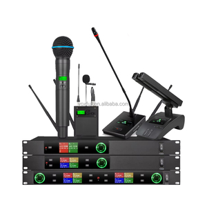 ไมโครโฟนไร้สาย Voxfull ConferX 800 ซีรีส์ 8 ช่องสัญญาณ พร้อมจอแสดงผลสี HD TFT ระบบ True Diversity XLR สำหรับการประชุมระดับมืออาชีพ - Product Image 1