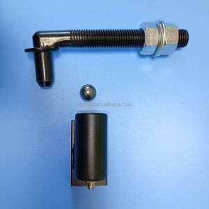 Haute qualité échantillon gratuit roulement à billes noir mat baril assemblage clôture rampe charnières graisse J boulon soudage charnière de porte robuste - Product Image 4