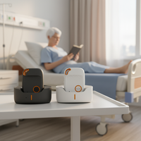 Botón de Emergencia SOS para Niños/Adultos Mayores/Pacientes/Trabajadores Solitarios, Alarma de Detección de Caídas, Resistente al Agua IP67, Localizador GPS Personal 4G, Colgante GPS