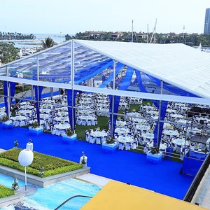 Aluminum <b>Frame</b> Trade Show <b>Tent</b> Rectangular PVC Cover Waterproof Outdoor Exhibition Wedding Event Shelter All Seasons - Product Image 1