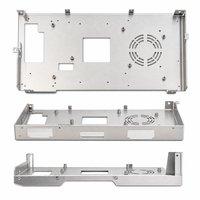 Couvercle en tôle cintrée à grand rayon, boîtier en acier et aluminium, revêtement poudré, anodisé, fabrication sur mesure de coques métalliques