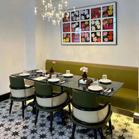 Meubles pour restaurants ensembles de table et de chaises de salle à manger de luxe vente en gros