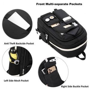 Mochila de Viaje Impermeable Antirrobo Grande para Niños Adolescentes, Bolsas para Libros, Compartimento para Portátil, Mochila Escolar para Niñas de Secundaria y Universidad - Product Image 2