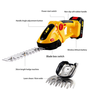 Km Handheld Electric Hedge Trimmer Battery Powered Dual Blade Portable Lithium Ion For Home Use - Product Image 4