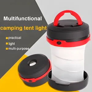 Pop-Up Camping Licht Oplaadbare Lantaarn Draagbare Outdoor Voor Camping Vissen Lantaarns