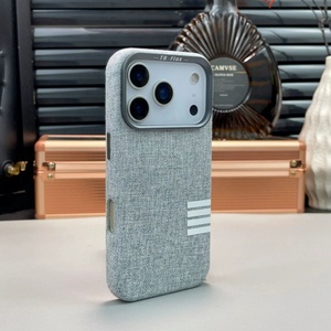 Funda Magnética de Lujo para Teléfono, en Tela de Lino, para iPhone 17, 12, 13 Pro Max, 17 Air, 14, 15, 16 Plus, con Marco Metálico para la Lente, a Prueba de Golpes - Product Image 5