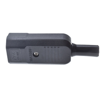 Prise de câblage IEC 3 broches mâle C14, connecteur 10A 250V, prise électrique auto-assemblée avec mise à la terre pour armoire PDU et service UPS